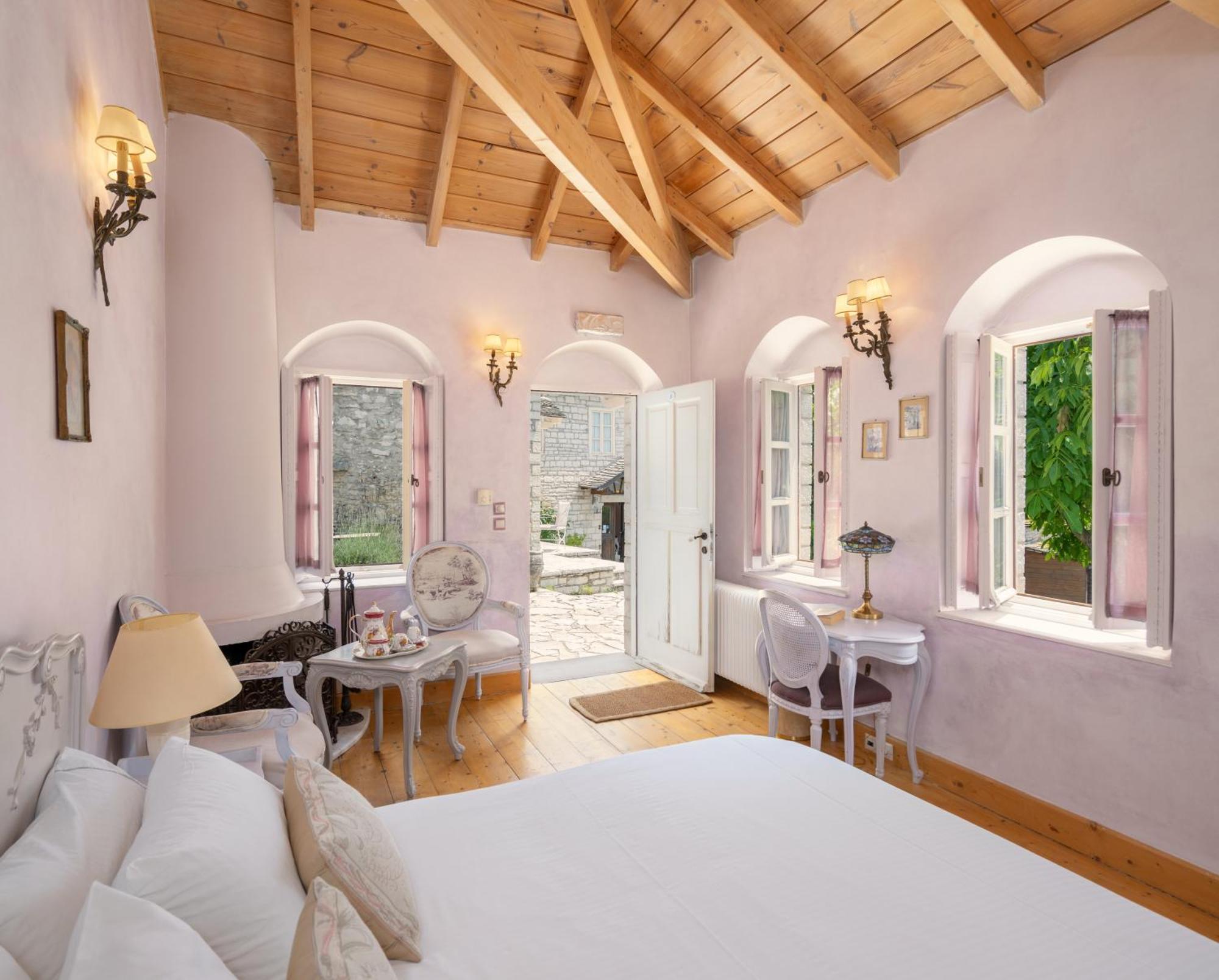 Amaryllis Boutique Guest House Ano Pedina Exterior foto